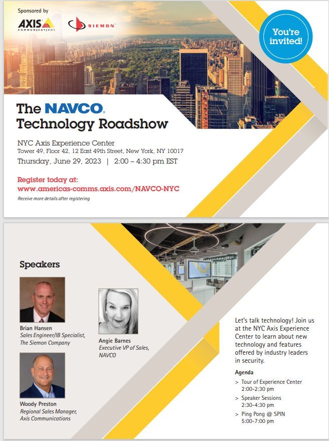 NAVCO Technology Roadshow